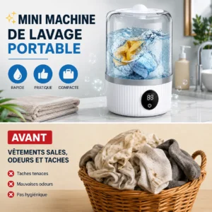 Mini Machine à Laver pour Sous-Vêtements