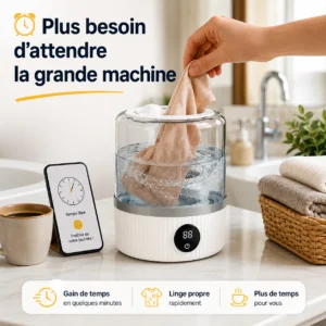 Mini Machine à Laver pour Sous-Vêtements – Image 6