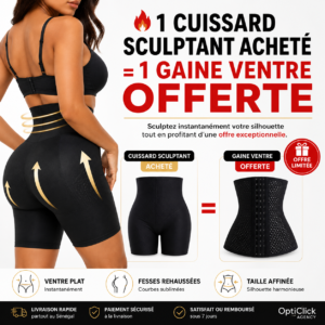 ✨ Pack Silhouette Parfaite : Cuissard Sculptant + Gaine Ventre Offerte