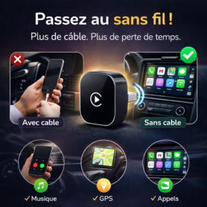 🚗 Wireless Cube CarPlay & Android Auto