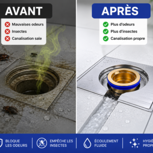 Bouchon Anti-Odeurs & Anti-Insectes Premium